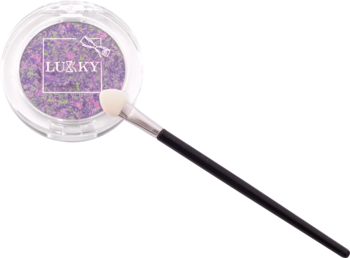 Запечені тіні для повік Lukky Космос, фіолетовий, 1,7 г - Pampik - 2