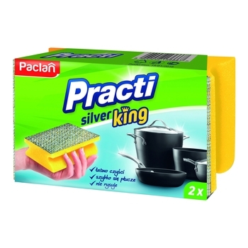 Paclan Silver king Губки кухонные 2 шт - Pampik