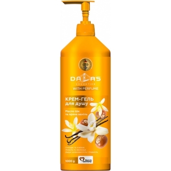 Крем-гель для душу Dalas Олія Ши та пряна ваніль, 500 мл (722614) - Pampik