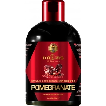 Шампунь для волос Dalas с маслом гранатовых косточек и натуральным кокосовым маслом, 1000 мл - Pampik