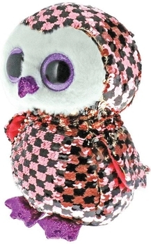 М'яка іграшка TY Flippables Сова Checks, 25 см (36785) - Pampik - 3