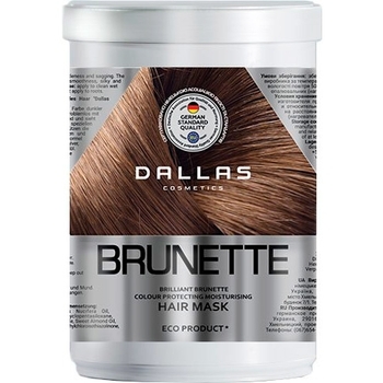 Маска Dallas Brilliant Brunette зволожуюча маска для темного волосся, 1000 мл - Pampik