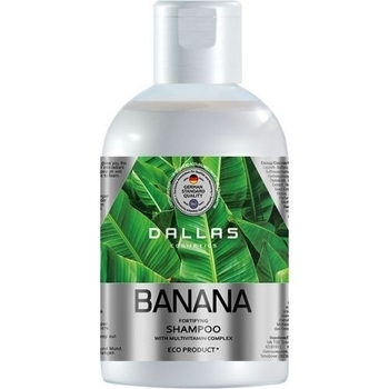 Шампунь Dallas Banana для укрепления волос с экстрактом банана, 500 мл - Pampik