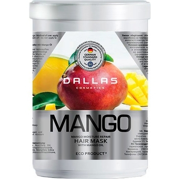 Маска Dallas Mango увлажняющая для волос с маслом манго, 1000 мл - Pampik
