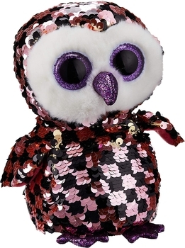 М'яка іграшка TY Flippables Сова Checks, 25 см (36785) - Pampik - 5