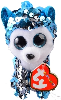 М'яка іграшка TY Flippables Хаскі Slush, 12 см (35305) - Pampik - 4