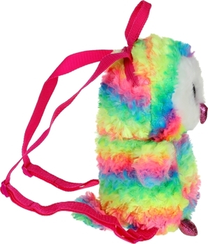 Рюкзак TY Gear Різнокольорова сова Owen, 25 см (95003) - Pampik - 3