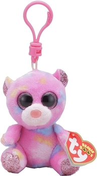 Мягкая игрушка-брелок TY Beanie Boo's Разноцветный медвежонок Franky, 12 см (36562) - Pampik - 4