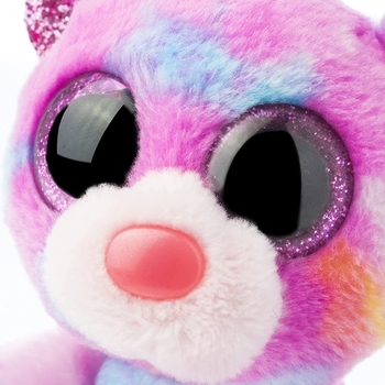 Мягкая игрушка-брелок TY Beanie Boo's Разноцветный медвежонок Franky, 12 см (36562) - Pampik - 5