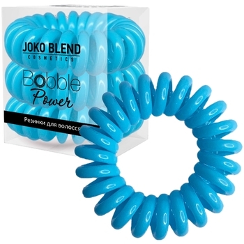 Набір резинок для волосся Joko Blend Power Bobble Blue, 3 шт., блакитний - Pampik