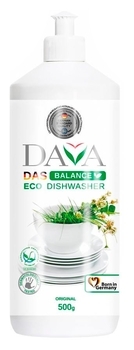 Екологічний засіб для миття посуду Dava Balance, 500 г - Pampik