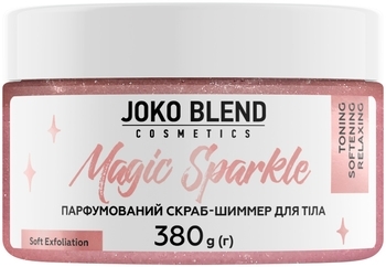 Парфюмированный скраб для тела Joko Blend Magic Sparkle с шиммером, 380 г - Pampik - 2