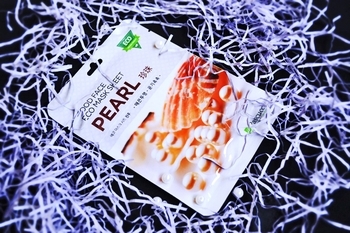 Тканинна маска для обличчя Pascucci з екстрактом перлів, 23 мл - Pampik - 4