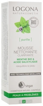 Біо-Пінка для вмивання Logona М'ята, для нормальної та комбінованої шкіри, 100 мл - Pampik - 2