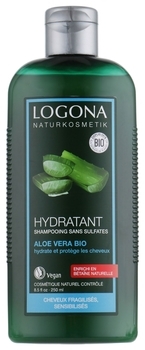Біо-Шампунь Logona Зволоження та Захист, з Алое Вера, для сухого волосся, 250 мл - Pampik