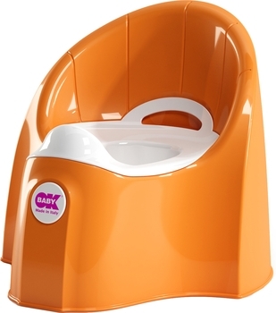 Анатомический горшок OK Baby Pasha, оранжевый - Pampik - 4