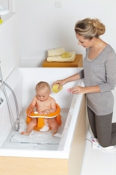 Сидіння для ванни OK Baby Flipper Evolution з термодатчиком, салатовий (37994440) - Pampik - 12