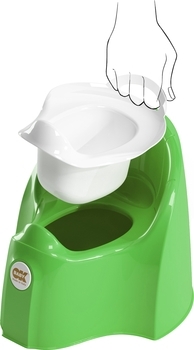 Анатомічний горщик OK Baby Pasha, салатовий - Pampik - 4