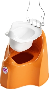 Анатомический горшок OK Baby Pasha, оранжевый - Pampik - 3