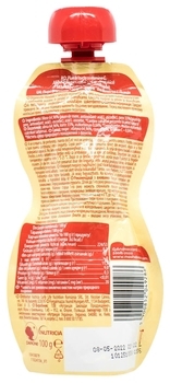 Фруктовое пюре Milupa Pouch Яблоко-груша, 100 г - Pampik - 2