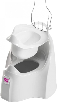 Анатомический горшок OK Baby Pasha, белый - Pampik - 4