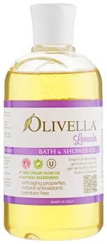 Гель для душу Olivella Лаванда, на основі оливкової олії, 500 мл - Pampik