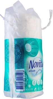 Косметичні ватні диски Novita Delikate, 50 шт. - Pampik - 2
