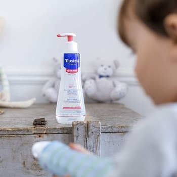 Очищувальний гель для волосся і тіла Mustela Soothing Cleansing Gel, для чутливої ​​шкіри, 300 мл - Pampik - 5