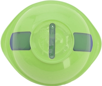 Набор термочувствительных тарелок Munchkin White Hot, 2 шт, зеленый и оранжевый (012104.021) - Pampik - 4