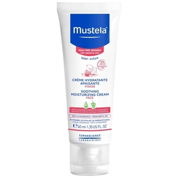 Увлажняющий крем для лица Mustela Soothing Moisturizing Cream, для чувствительной кожи, 40 мл - Pampik