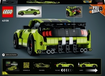 Конструктор LEGO Technic Ford Mustang Shelby GT500, 544 деталей (42138) - Pampik - 4