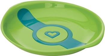 Набор термочувствительных тарелок Munchkin White Hot, 2 шт, зеленый и оранжевый (012104.021) - Pampik - 3