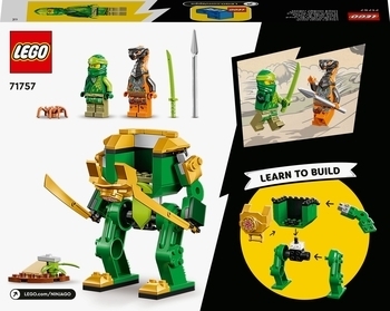 Конструктор LEGO Ninjago Робот-ниндзя Ллойда, 57 деталей (71757) - Pampik - 4