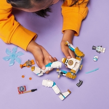 Конструктор LEGO Ninjago Могутній робот ЕВО Зейна, 95 деталей (71761) - Pampik - 9