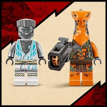 Конструктор LEGO Ninjago Могутній робот ЕВО Зейна, 95 деталей (71761) - Pampik - 8