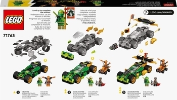 Конструктор LEGO Ninjago Гоночний автомобіль ЕВО Ллойда, 279 деталі (71763) - Pampik - 4