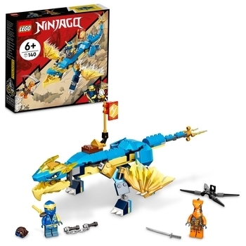 Конструктор LEGO Ninjago Грозовий дракон ЕВО Джея, 140 деталей (71760) - Pampik - 2