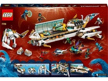 Конструктор LEGO Ninjago Підводний: Дар Долі, 1159 деталей (71756) - Pampik - 4