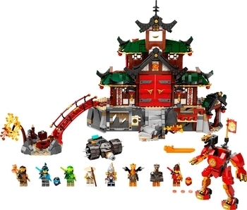 Конструктор LEGO Ninjago Храм-додзе ніндзя, 1394 деталі (71767) - Pampik - 3