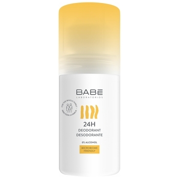 Кульковий дезодорант Babe Laboratorios Body сенсетів 24 години, 50 мл - Pampik