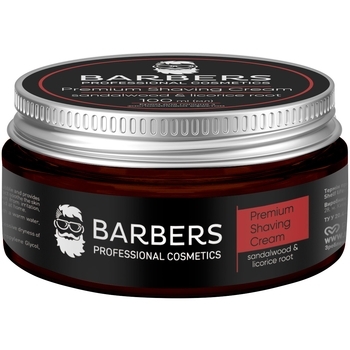 Крем для гоління Barbers Sandalwood-Licorice Root із заспокійливим ефектом, 100 мл - Pampik