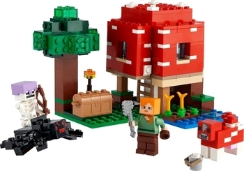 Конструктор LEGO Minecraft Грибний будинок, 272 деталі (21179) - Pampik - 2