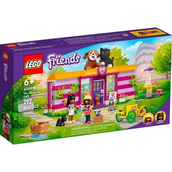 Конструктор LEGO Friends Кафе-притулок для тварин, 292 деталі (41699) - Pampik