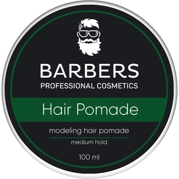 Помада для волос Barbers Modeling Hair Pomade Medium Hold, 100 мл - Pampik - 2