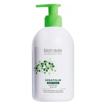 Гель для душа Biotrade Keratolin для сухой, чувствительной и склонной к аллергии кожи, 400 мл - Pampik