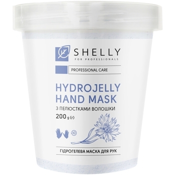 Гидрогелевая маска для рук Shelly с лепестками василька, 200 г - Pampik