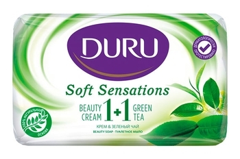 Мыло Duru Soft Sensations Зеленый чай, 80 г - Pampik