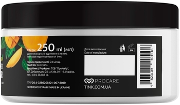 Разглаживающая маска для волос Tink Манго и Жидкий шелк, 250 мл - Pampik - 3