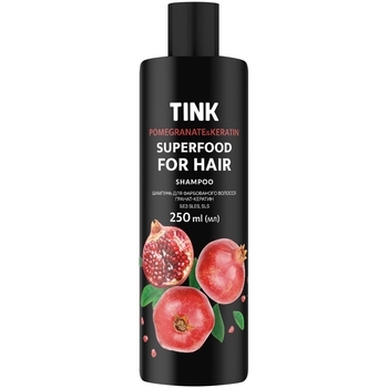 Шампунь для фарбованого волосся Tink Гранат і Кератин, 250 мл - Pampik