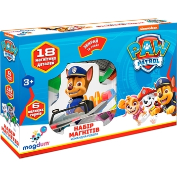 Набор магнитов Magdum Щенячий патруль Командная работа (ML4034-32) - Pampik